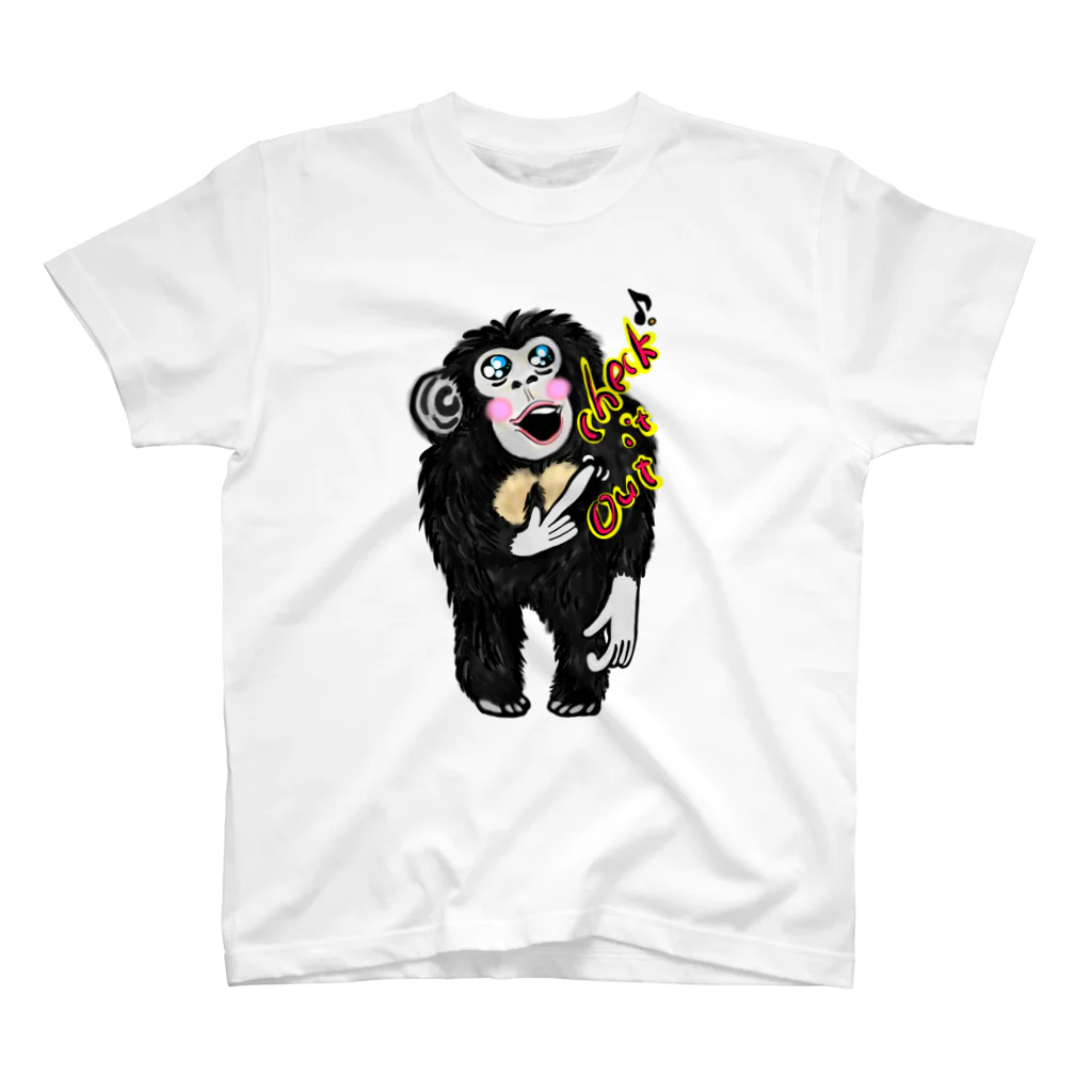 singer  kieの超絶福チンパンジー🐒 スタンダードTシャツ