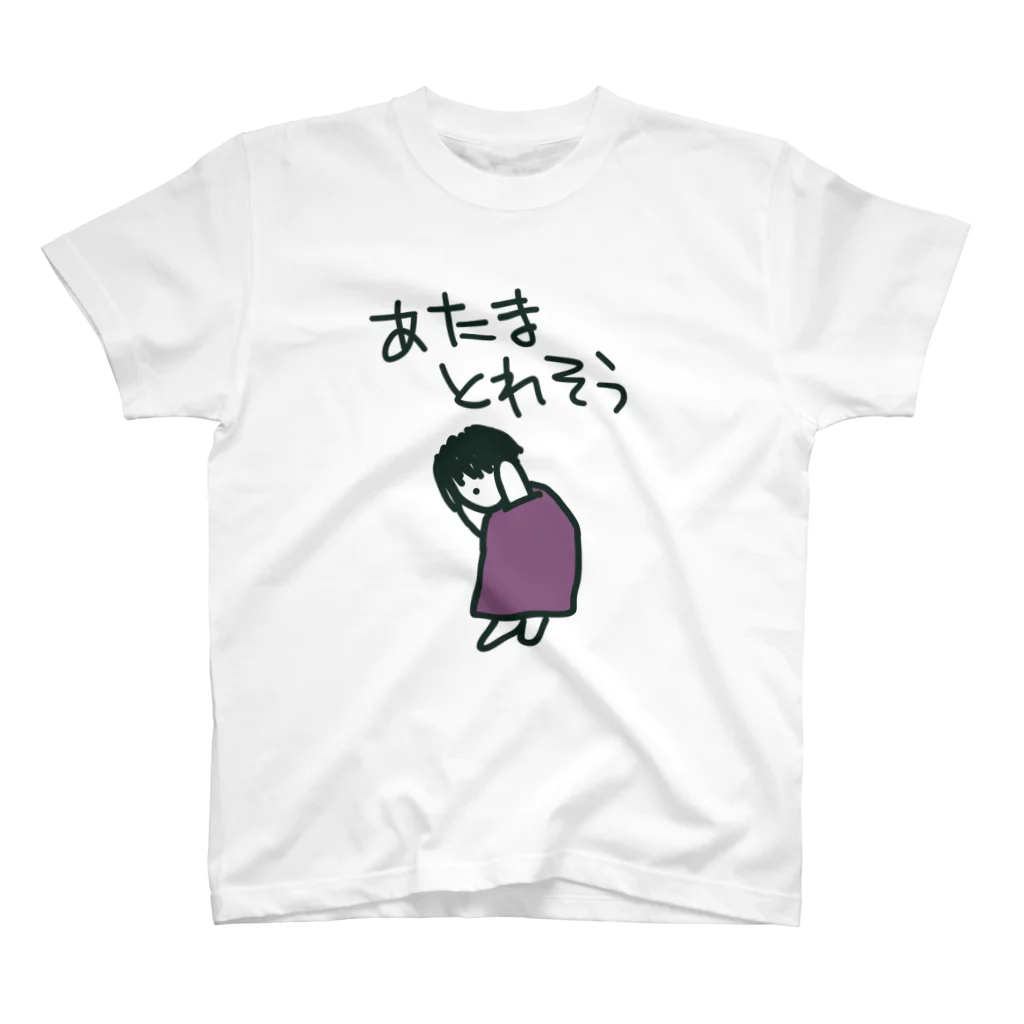 のののらくがきのあたまとれそう スタンダードTシャツ