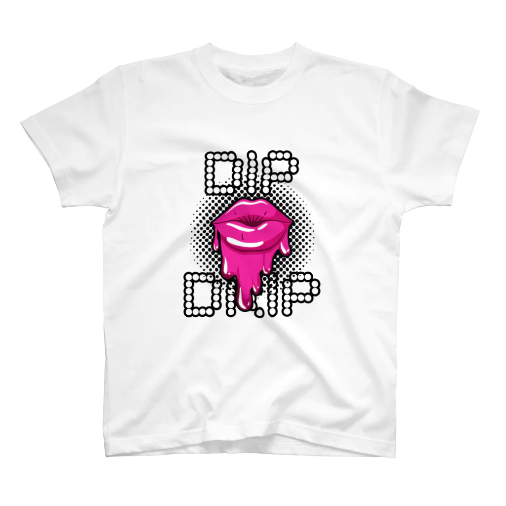 DIP DRIPのDIP DRIP "Melty Lip" Series Regular Fit T-Shirt