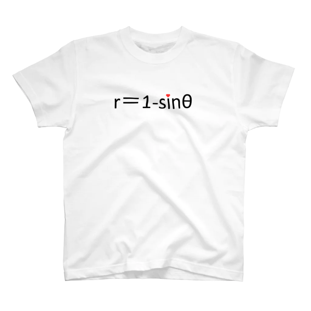 chiseiのr＝1-sinθ スタンダードTシャツ