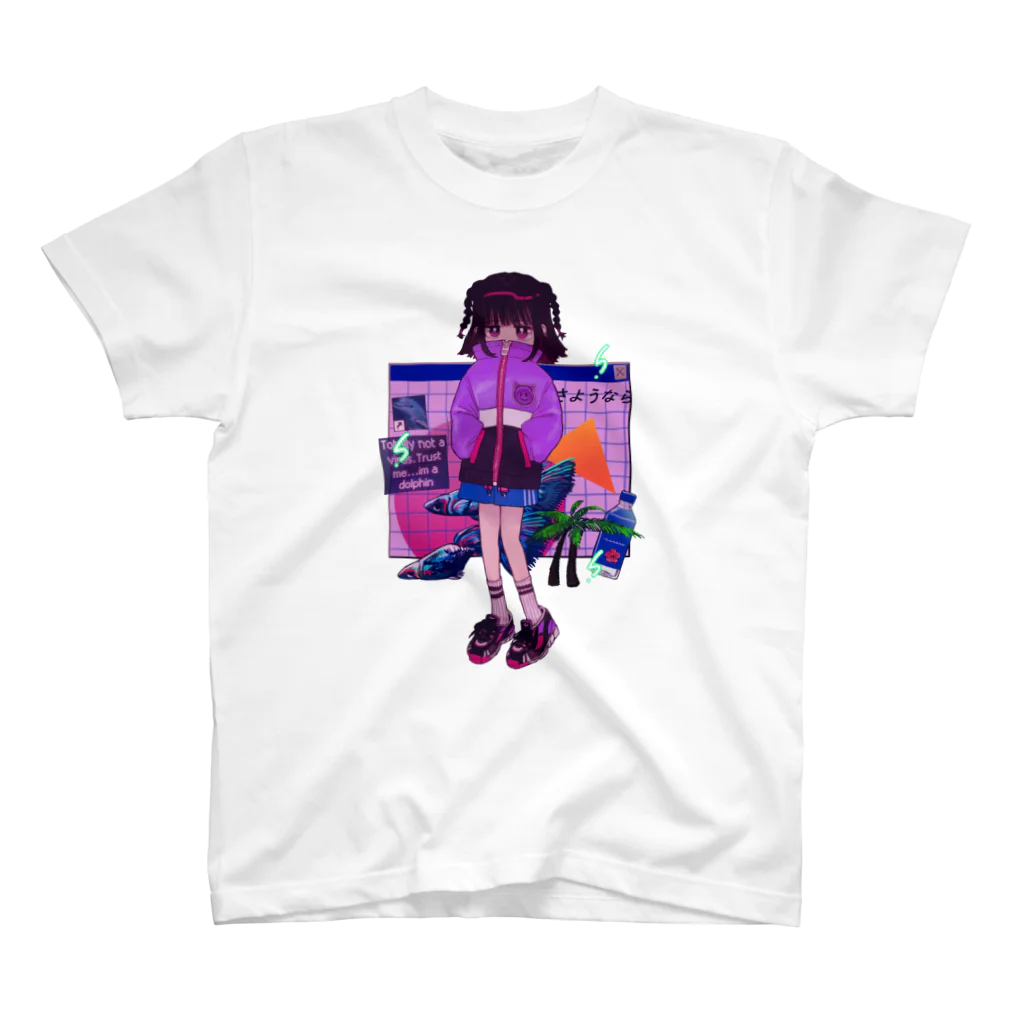 りたのvaporwave系女子 スタンダードTシャツ