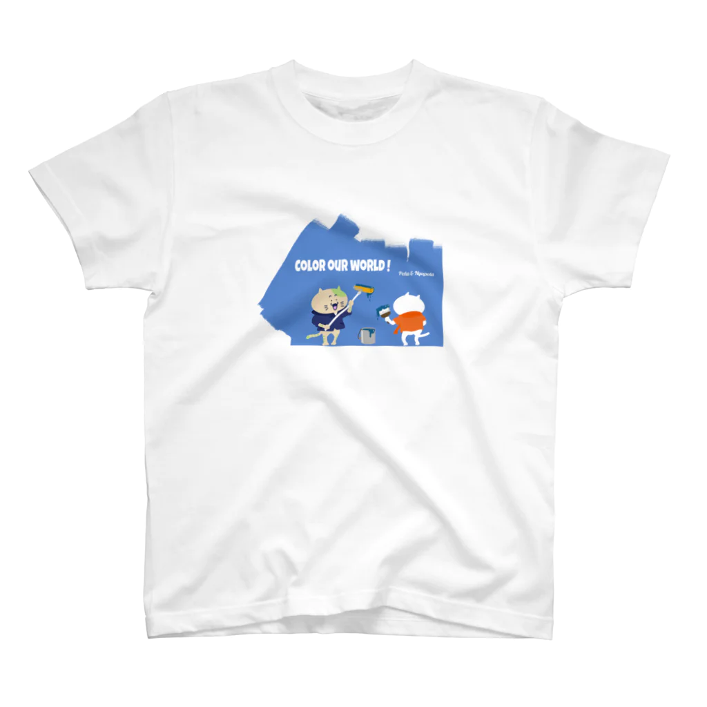 ニャポストアのペーニャ＆ニャポ太01 スタンダードTシャツ