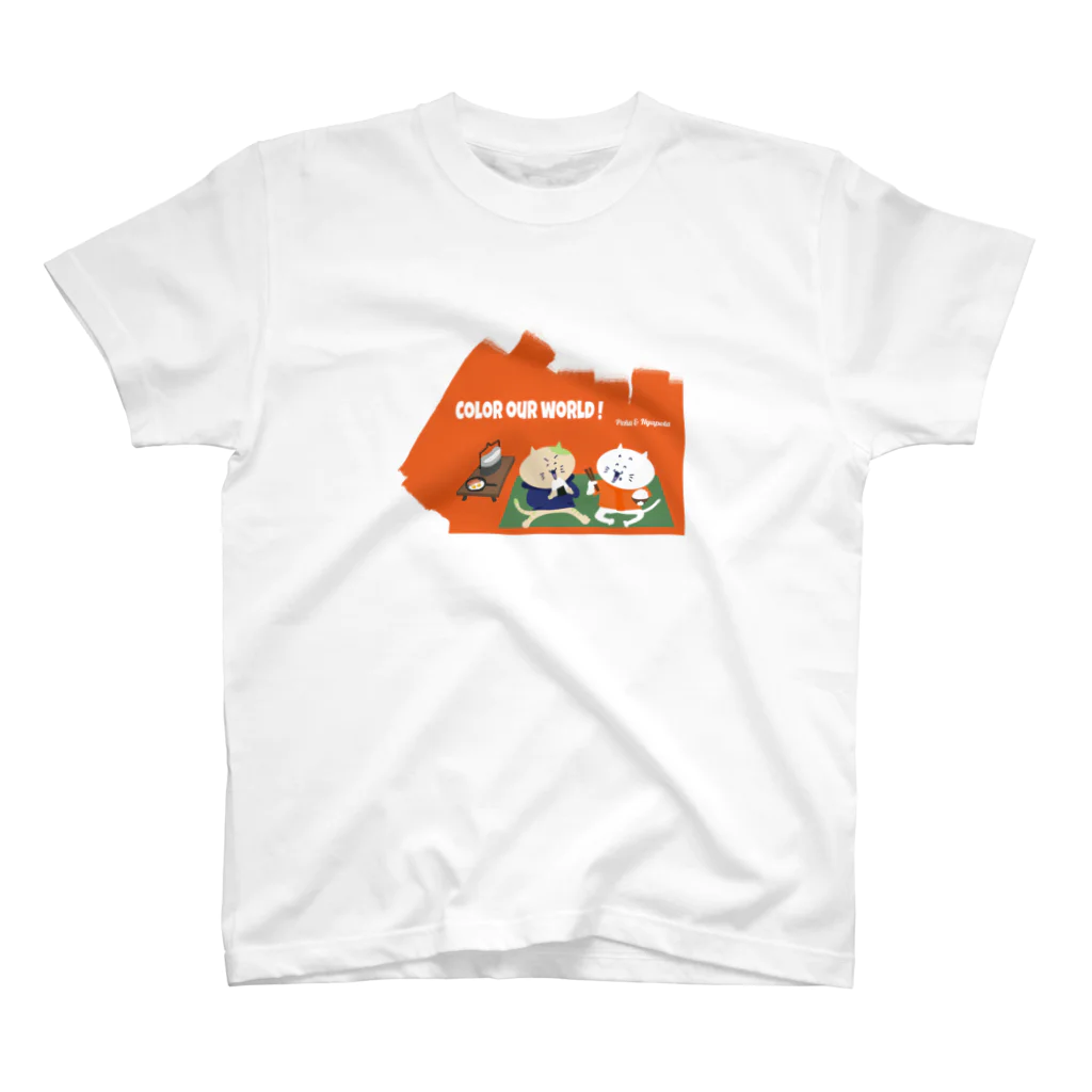 ニャポストアのペーニャ＆ニャポ太02 スタンダードTシャツ