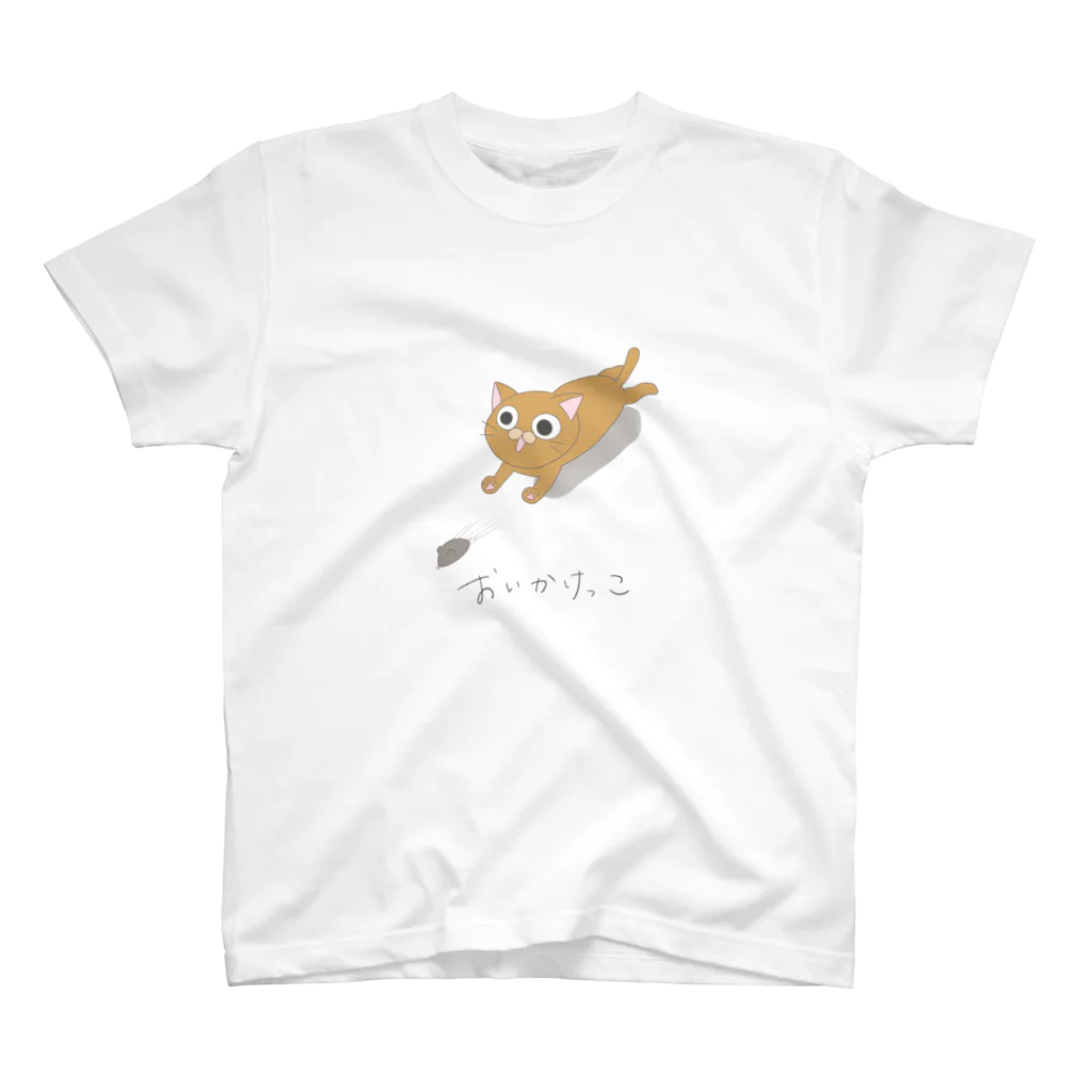 ねころべのアメちゃんのおいかけっこTシャツ スタンダードTシャツ