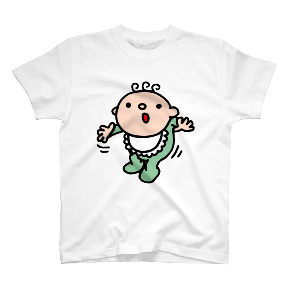 なめこの平岡さんの赤ちゃん完成版 スタンダードTシャツ