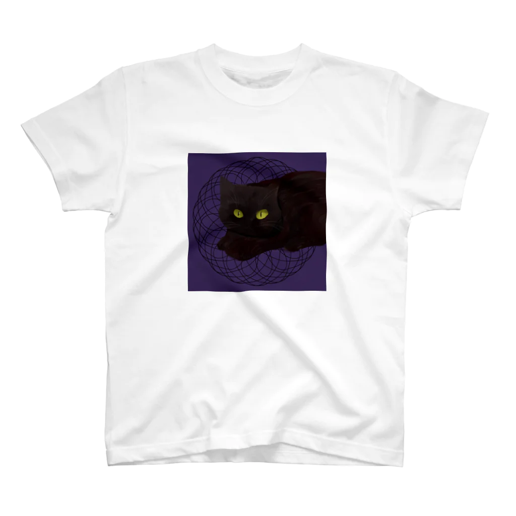 H1N4の猫の絵 Regular Fit T-Shirt