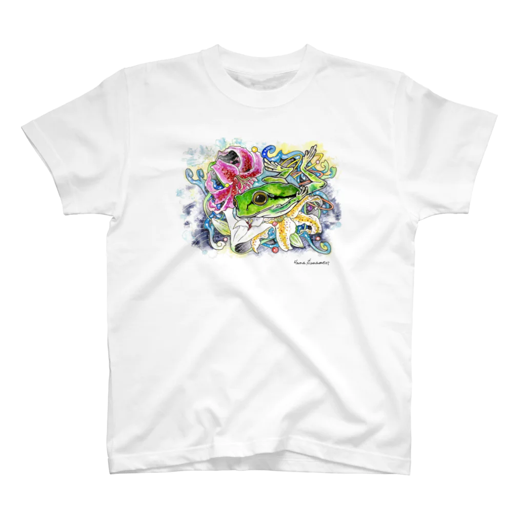 くじらーしあたーの泳ぐアマガエルは美しい Regular Fit T-Shirt