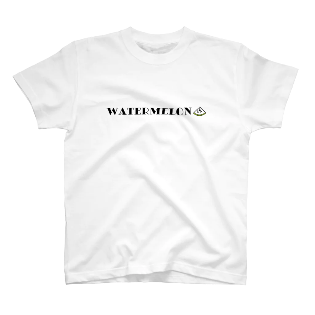 プリーズ・プリント・Tシャツの【ちょいおしゃシリーズ】『WATERMELON』淡色全9カラー スタンダードTシャツ