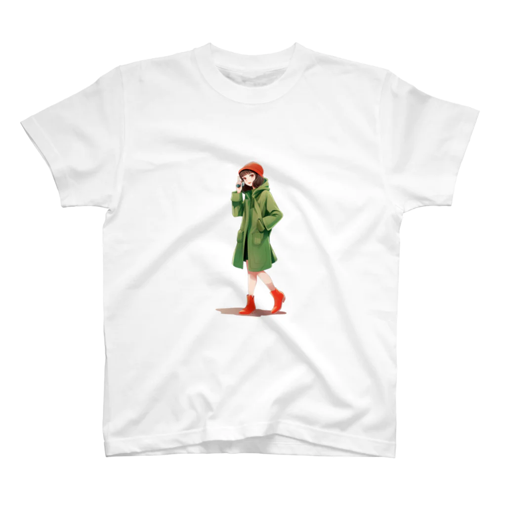 Yokogawaの通話する少女 Regular Fit T-Shirt