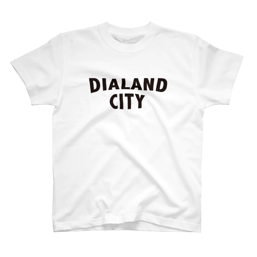 DIALAND LOVERSのDIALAND CITY BLACK Regular Fit T-Shirt