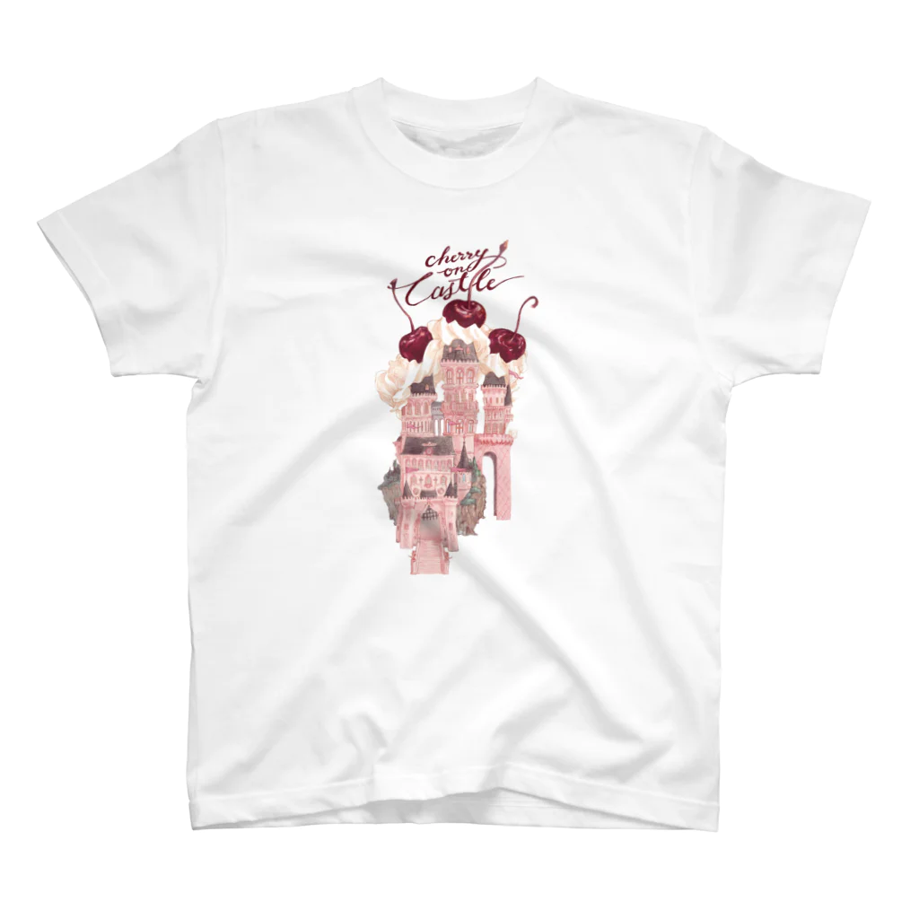 okappaloverのcherry on castle スタンダードTシャツ