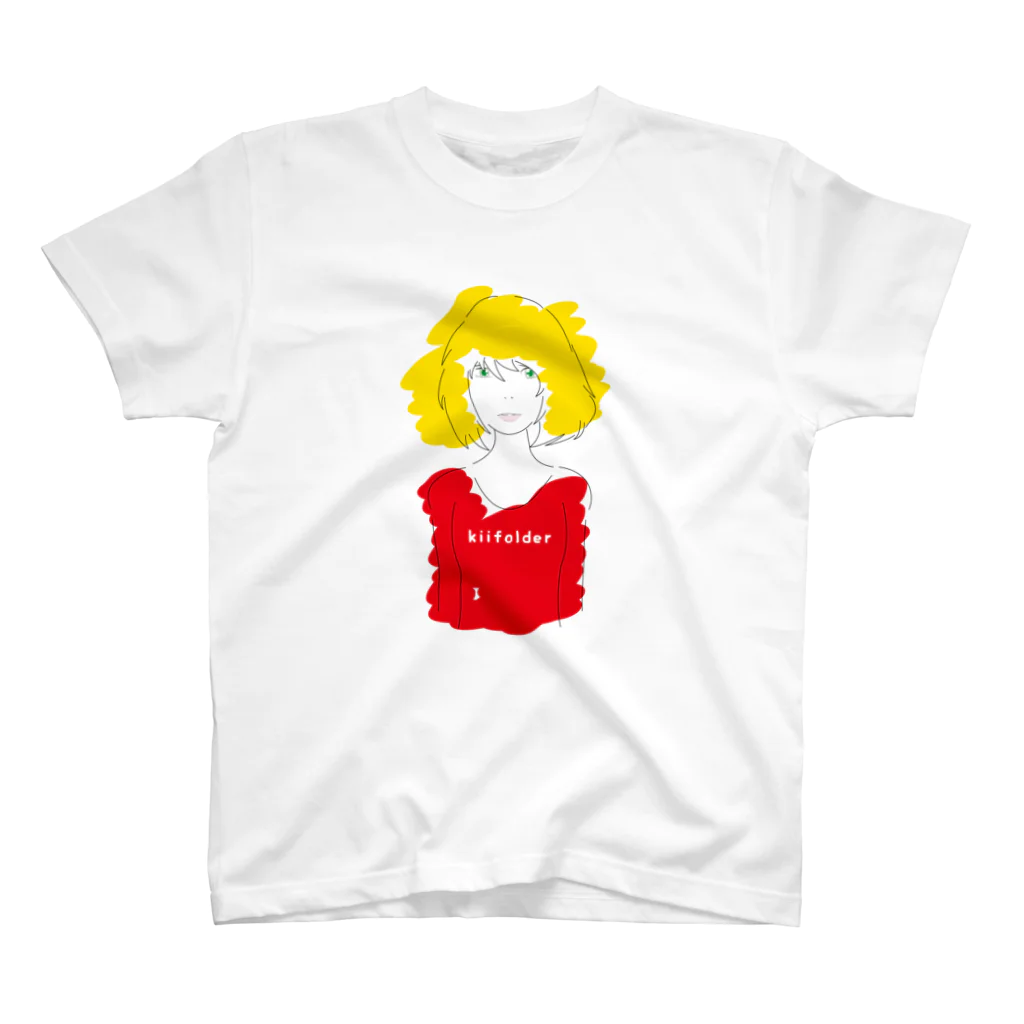 キイフォルダ／kiifolderのblond girl スタンダードTシャツ