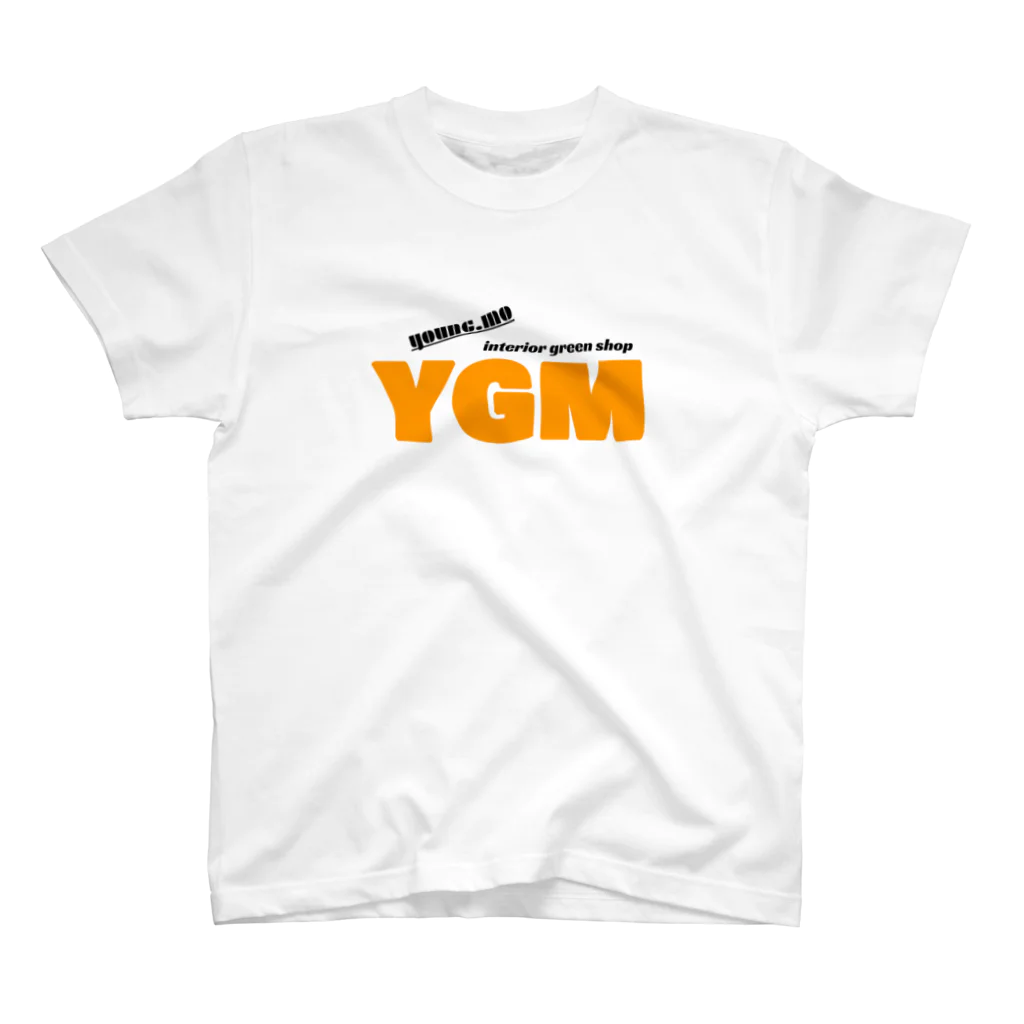 young.moのYMG WHITE スタンダードTシャツ