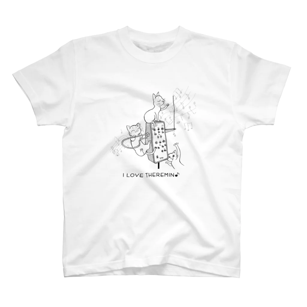 ねこのび屋のあいらぶテルミン スタンダードTシャツ