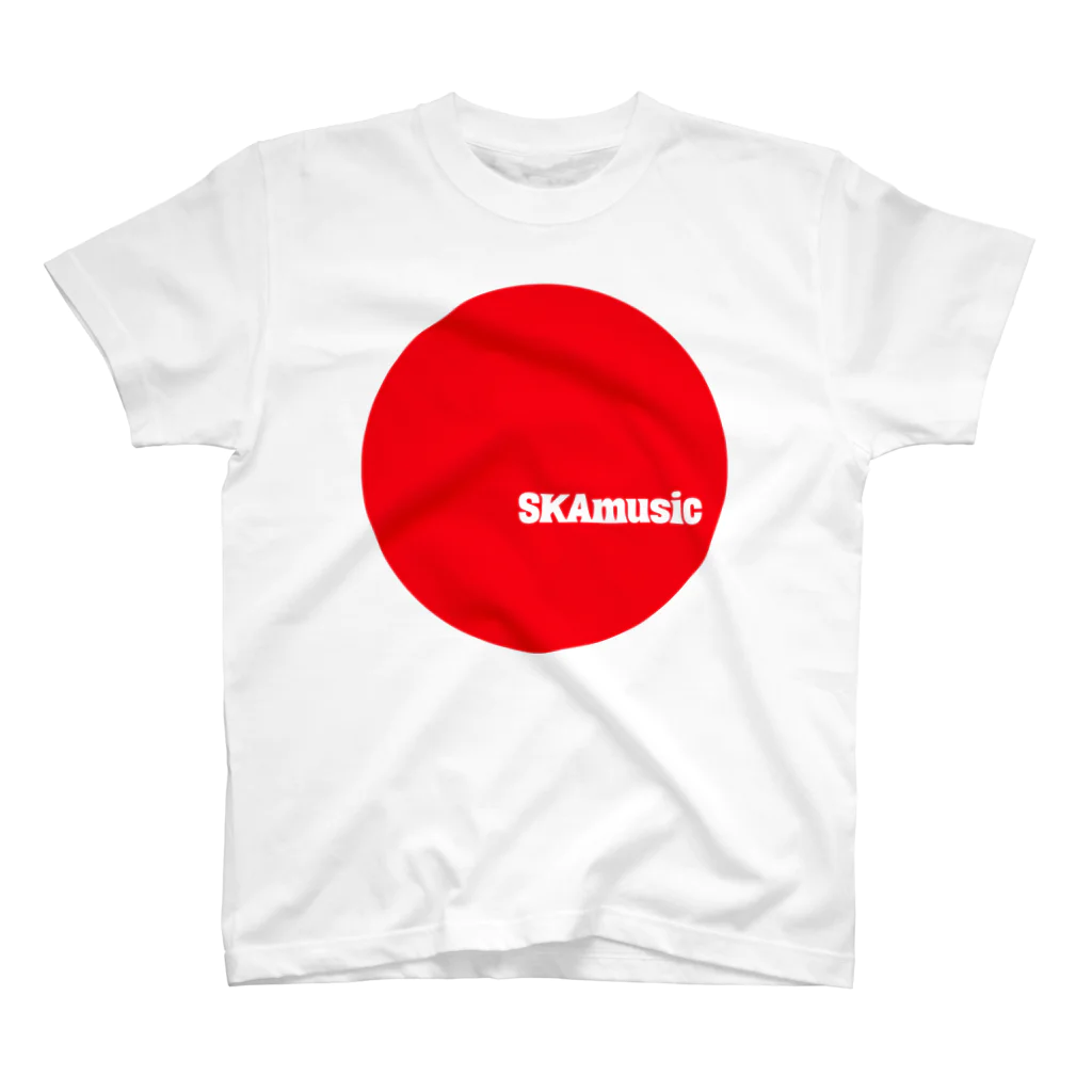 skamuzik a go goのSKAmusic 赤マル Regular Fit T-Shirt