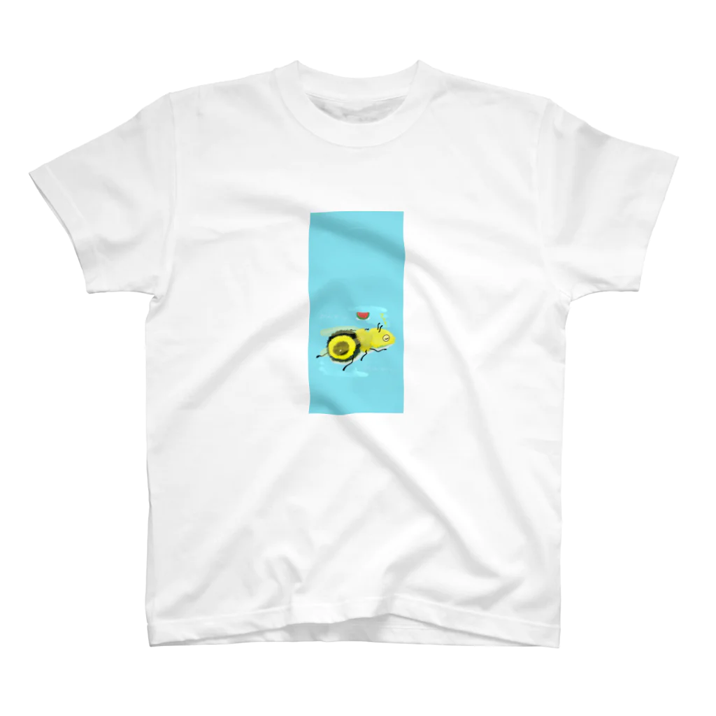 デミトリのねむいめミツバチのスマホケース Regular Fit T-Shirt