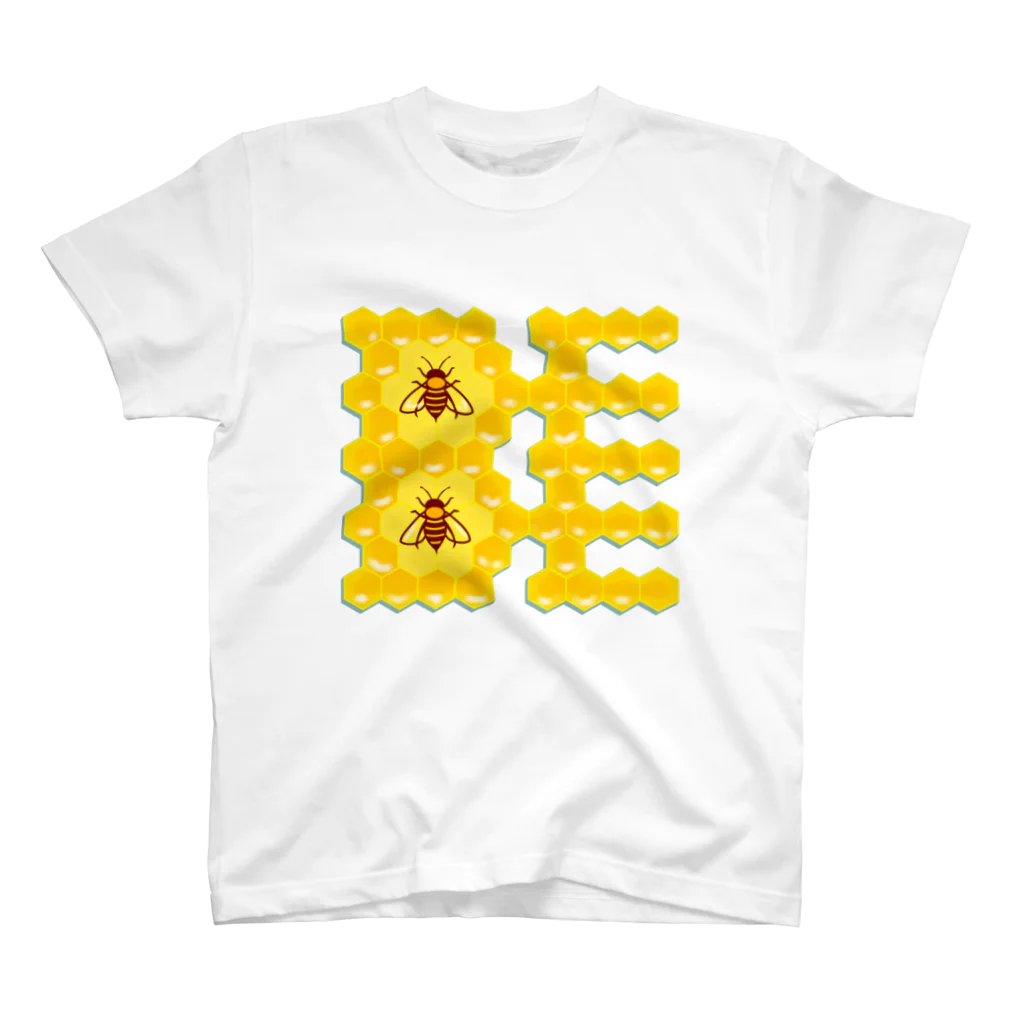 LalaHangeulのハニカム構造(BEE） スタンダードTシャツ