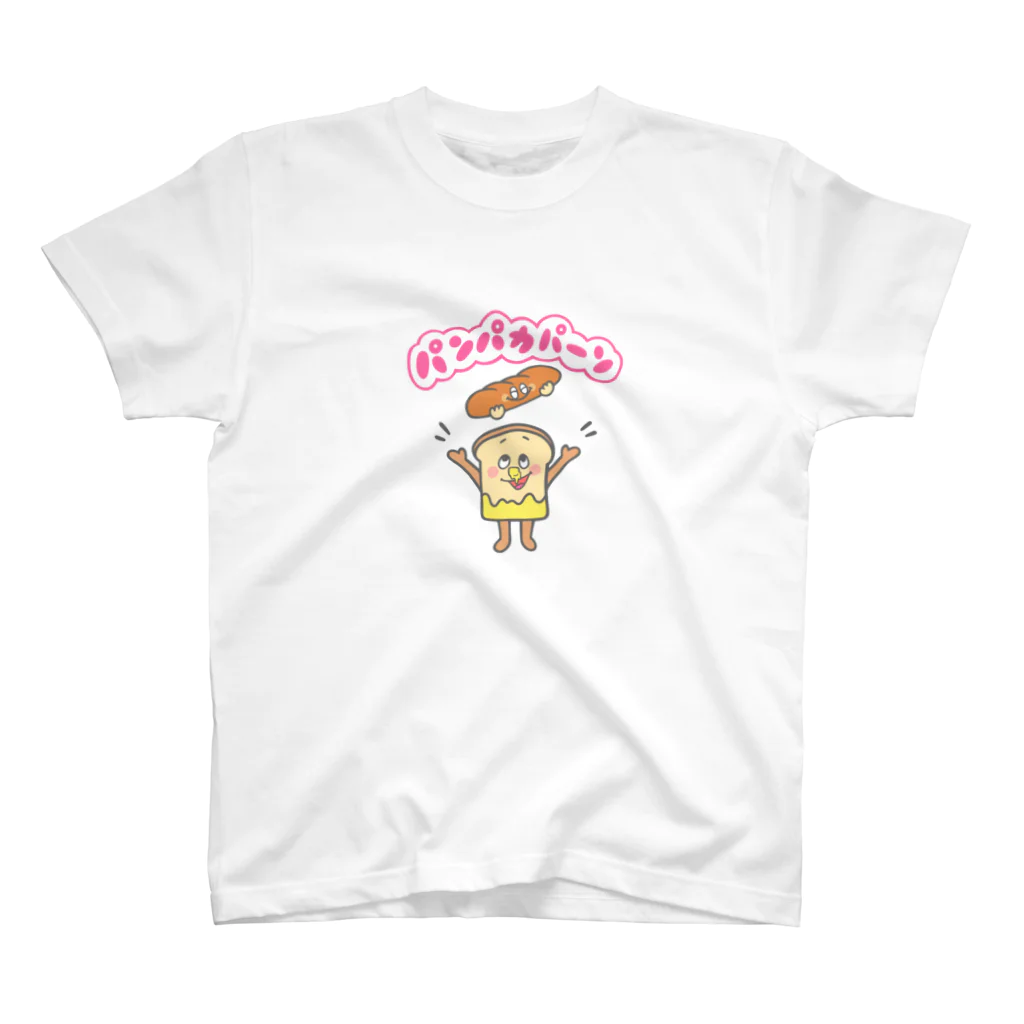 おまめ☆ごろごろSUZURI店のパンパカパーン スタンダードTシャツ