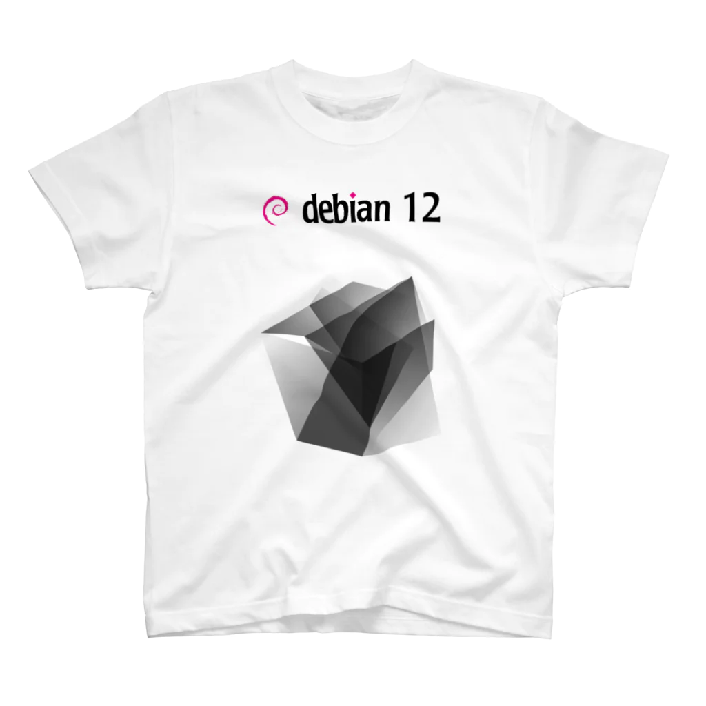 吉田＠板橋のDebian12 Bookworm Theme Tシャツ  スタンダードTシャツ