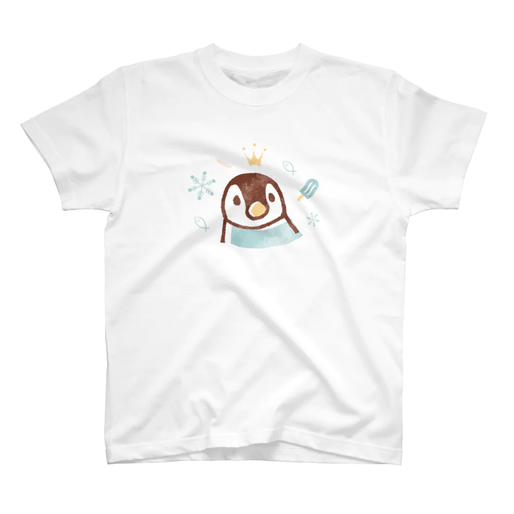 ハルマツアキの【ペンギン】ゆるゆるどうぶつシリーズ スタンダードTシャツ
