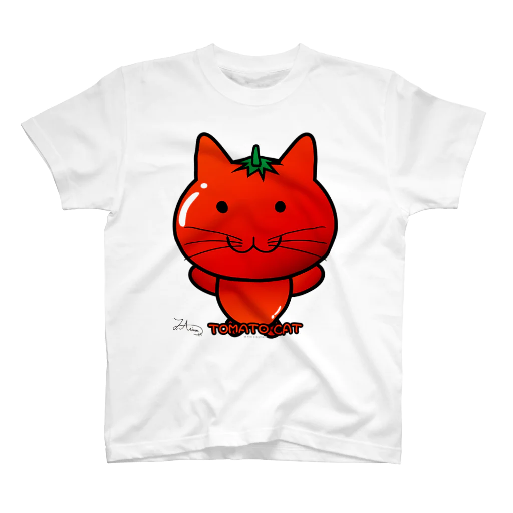 Ally's GoodsのAlly's TOMATO CAT Regular Fit T-Shirt