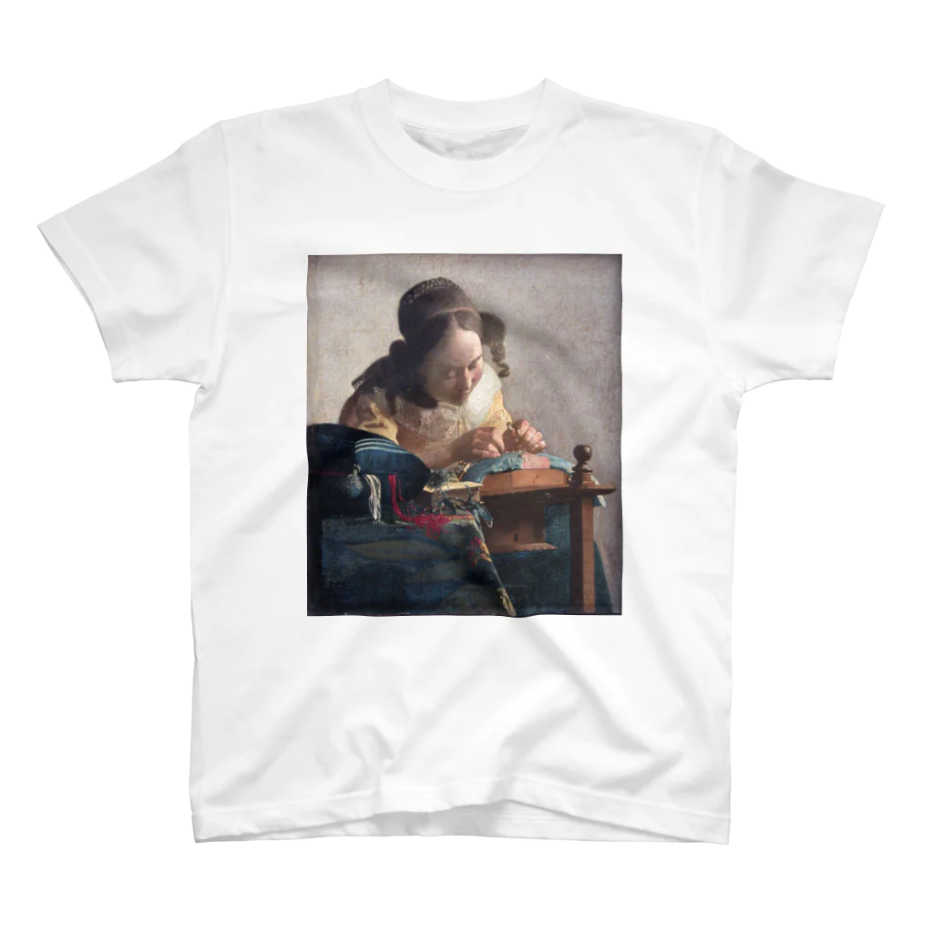 世界美術商店のレースを編む女 / The Lacemaker スタンダードTシャツ