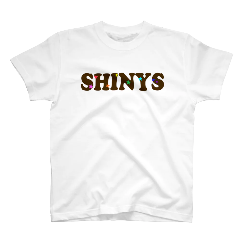 きょんここSHOPのSHINYS ver.2（濃茶ロゴ） スタンダードTシャツ