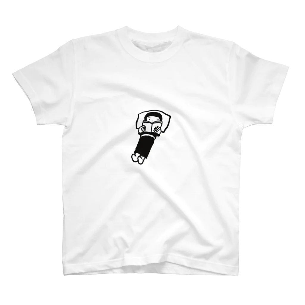 ふとんで寝てる人　おんらいんしょっぷの寝ながらよむ Regular Fit T-Shirt