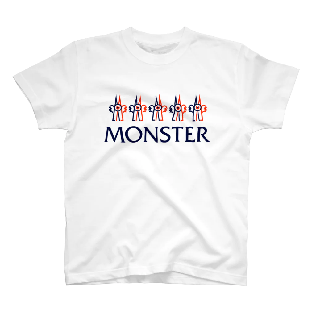 TOKYO LOGOSHOP 東京ロゴショップのMONSTER-5匹のモンスター- Regular Fit T-Shirt