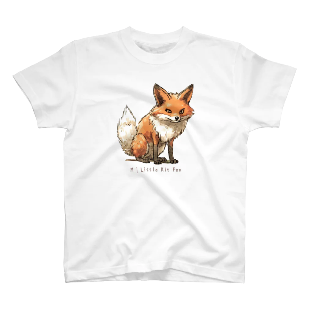 みゆみん@YouTuber ／M|Little Kit Foxの初代 狐兵衛 (獣人化前) Tシャツ Regular Fit T-Shirt