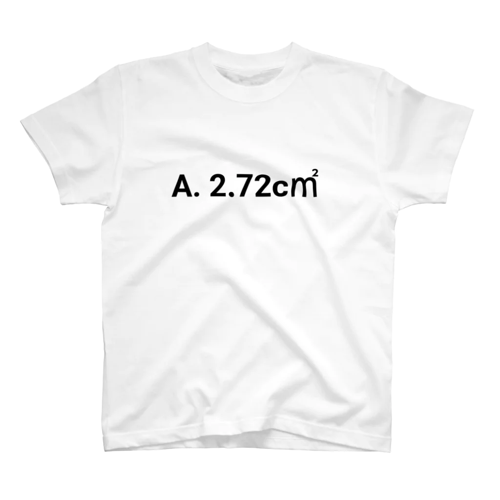 おもしろ系、ネタ系デザイン屋の今日のおさらい(算数4) Regular Fit T-Shirt