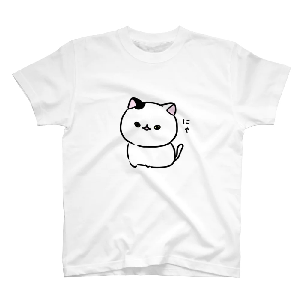 ゆう。のみせ 「はっちゃんず」のどこかの猫 スタンダードTシャツ