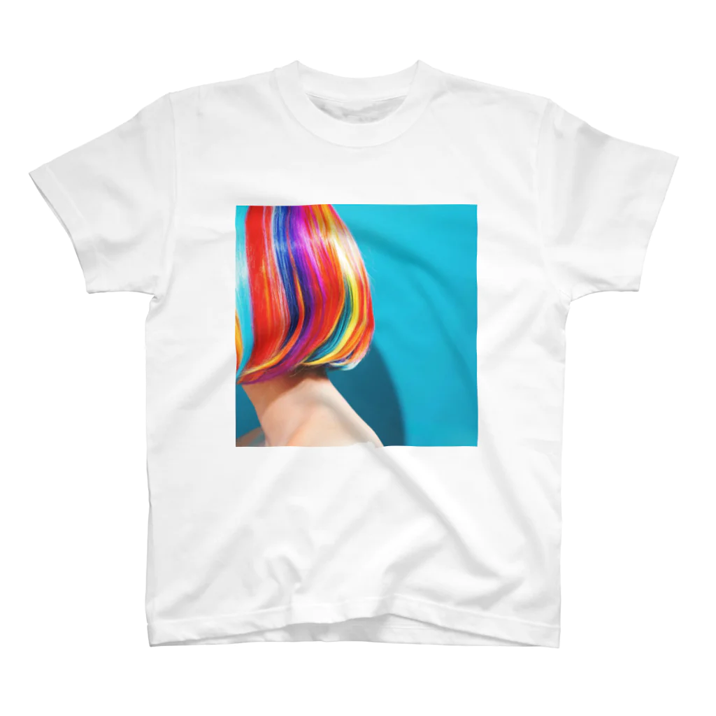 ともの colorful beauties Regular Fit T-Shirt