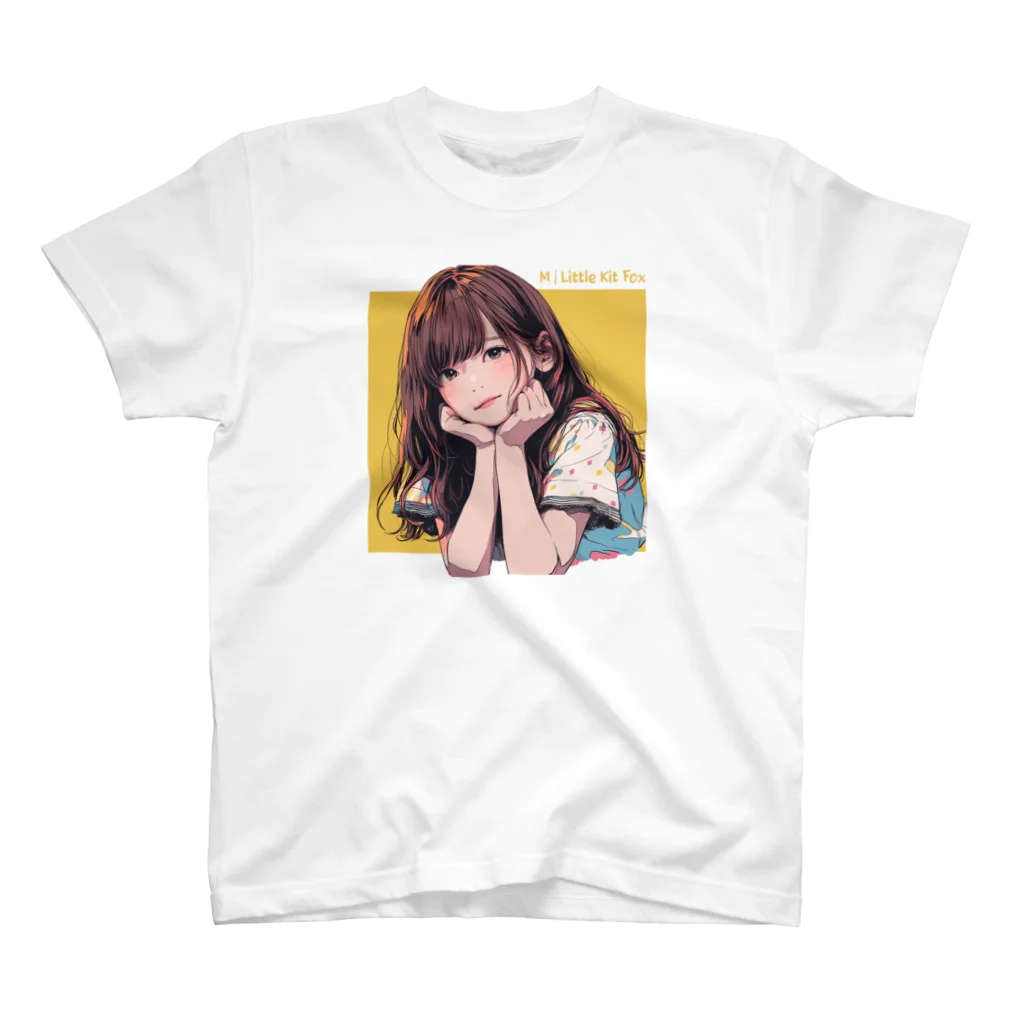 みゆみん@YouTuber ／M|Little Kit FoxのStare Tシャツ Regular Fit T-Shirt