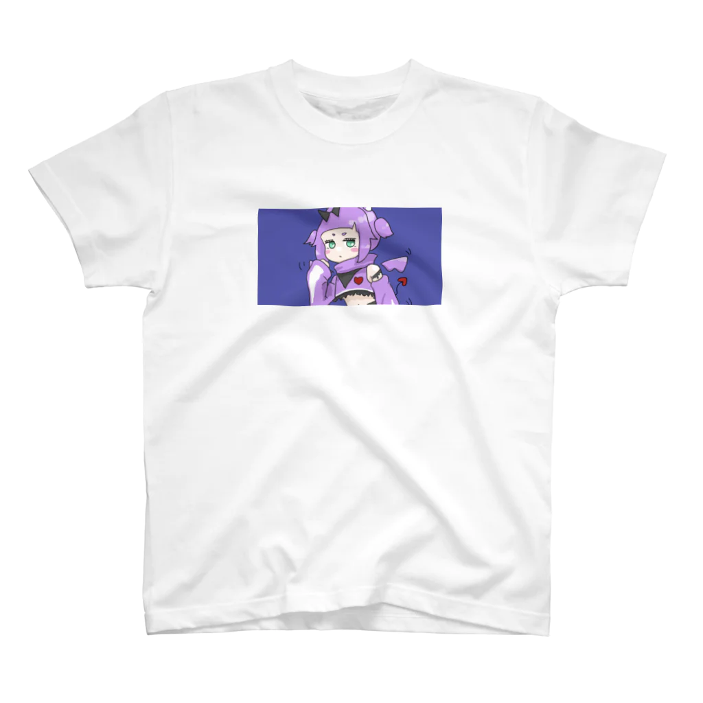 江戸まよ屋のあくむちゃん(人型) スタンダードTシャツ