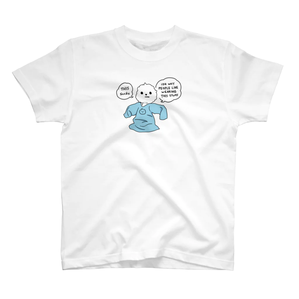 Mameyudoufuの【smol】「みんなこんなの着んの」(Tシャツ) Regular Fit T-Shirt