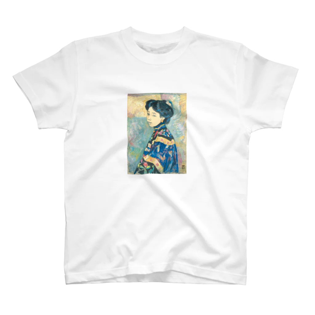 世界の絵画アートグッズの藤島武二 《婦人像》 Regular Fit T-Shirt