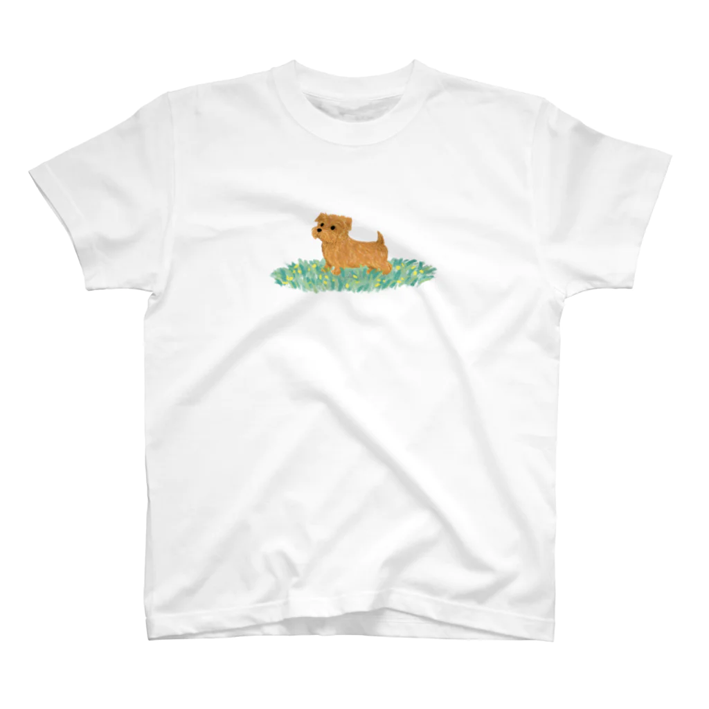 TOMOS-dogのノーフォークテリア スタンダードTシャツ