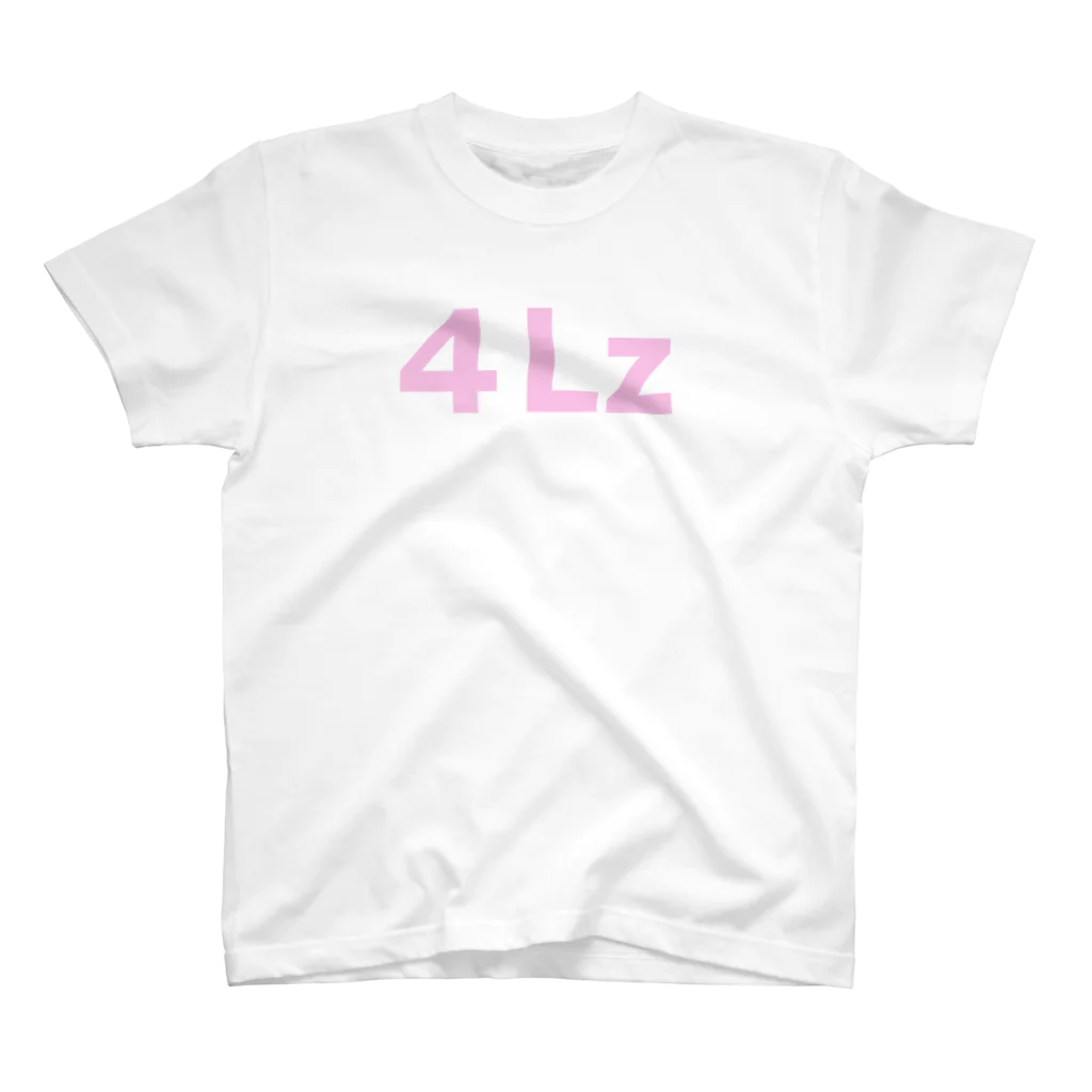 ストアヒガサ　SUZURI店の４Lz（文字：ライトピンク） スタンダードTシャツ