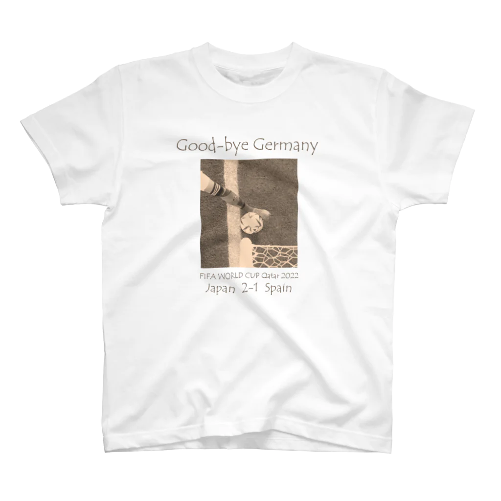 i_croissantのGood Bye Germany （フォント違い） スタンダードTシャツ