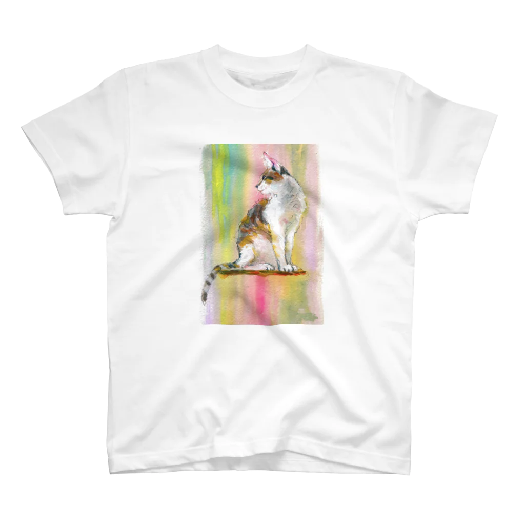 fairyonartのふりむくねこ Regular Fit T-Shirt