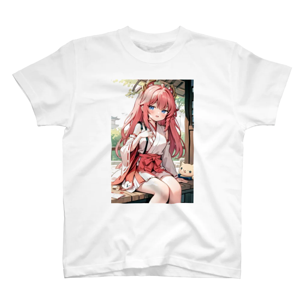 by_0401のゆるふわジト目 スタンダードTシャツ