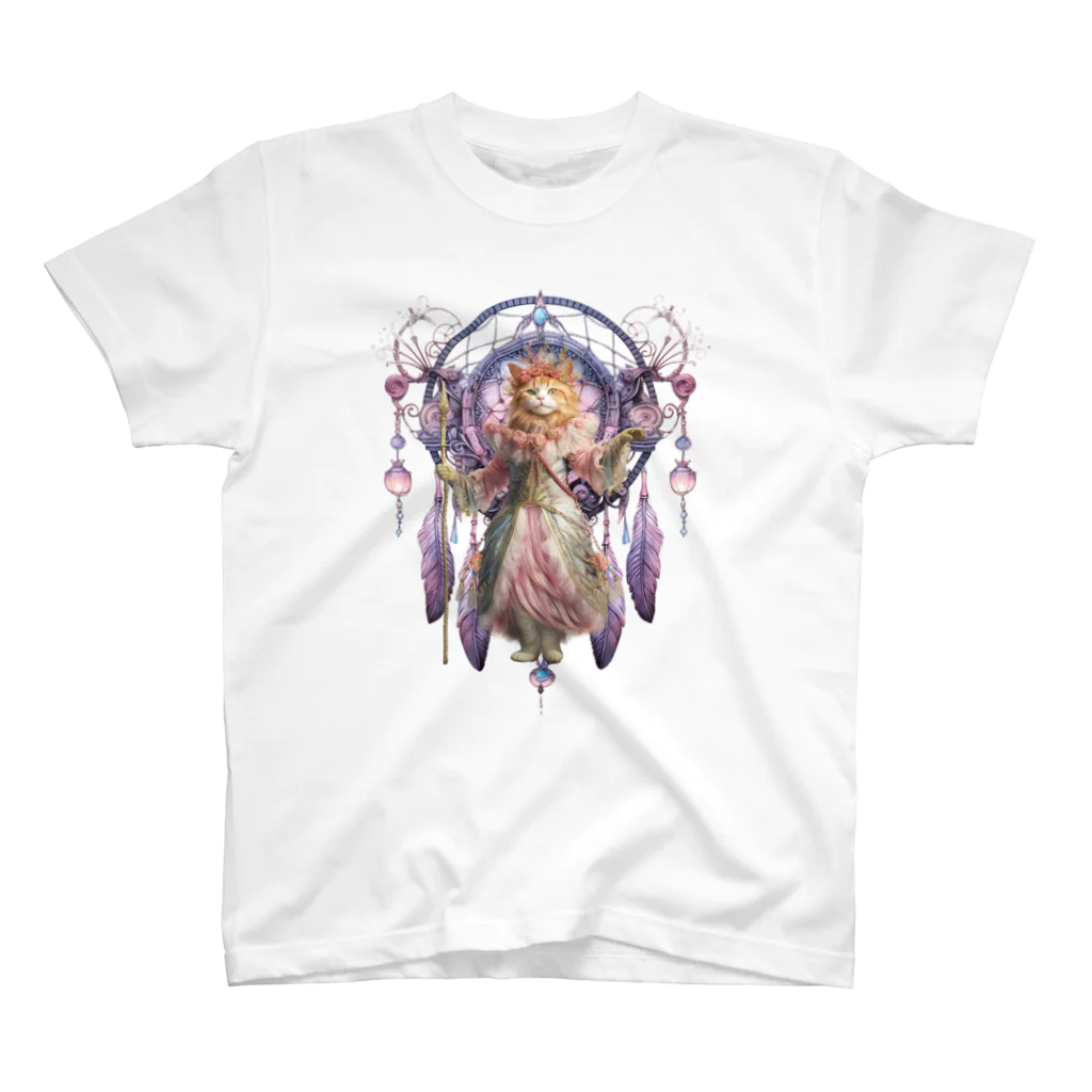 BRAVE PAW PADSのB.P.P  Emiliana  The witch ねこT Regular Fit T-Shirt