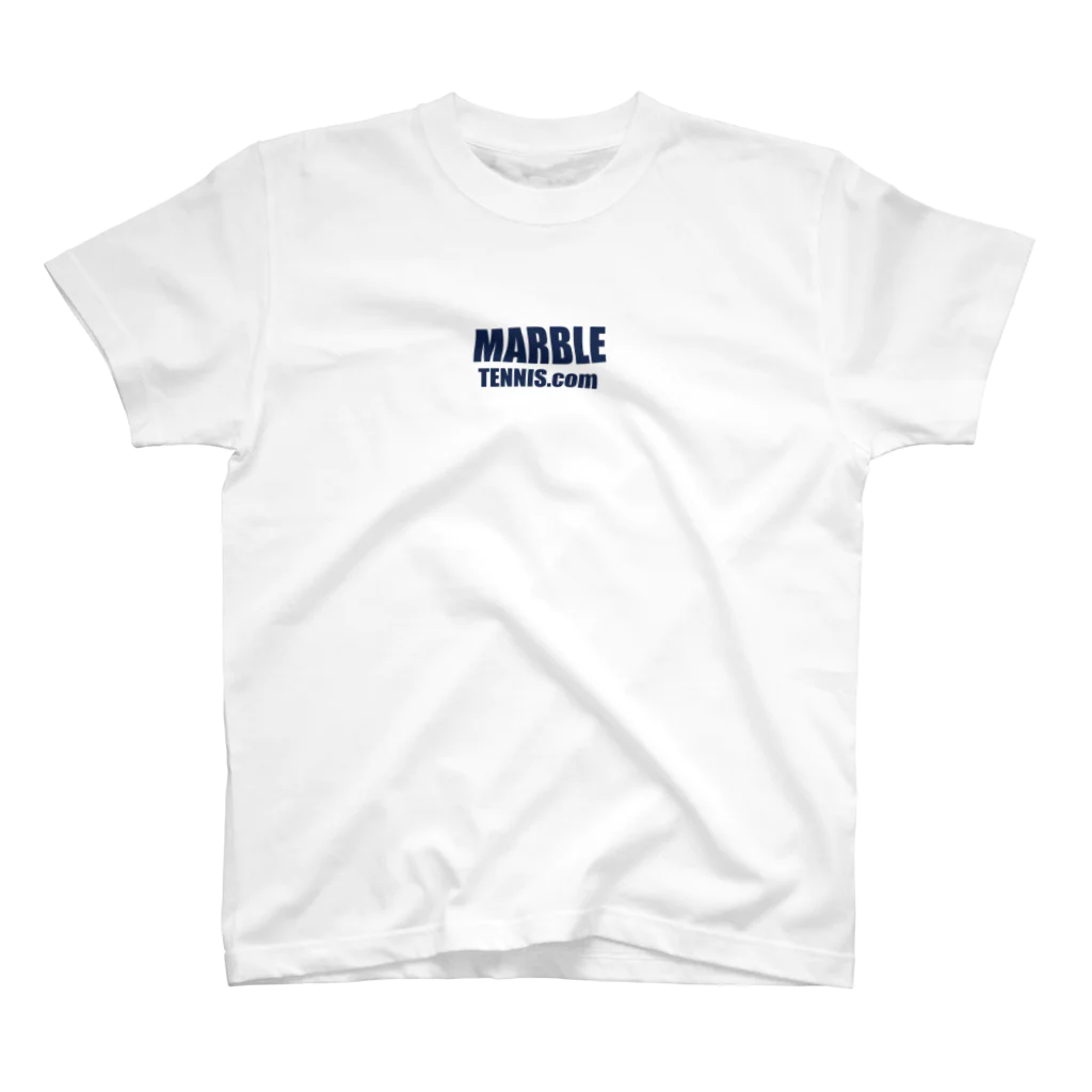 MABLE-TENNIS.comのMARBLE TENNIS.com (Navy logo） スタンダードTシャツ