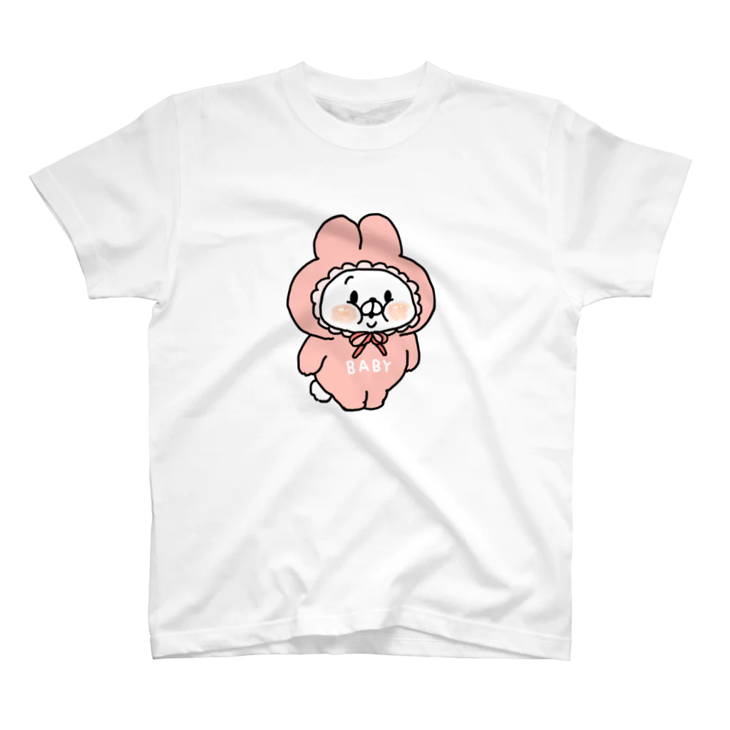 saimari＠LINEスタンプ販売中のBABY？ぶーぶーちゃん スタンダードTシャツ