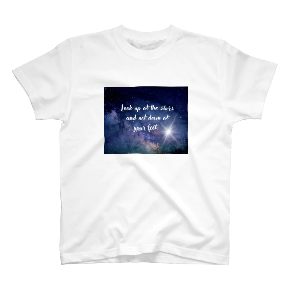 RAINBOW-WORKSの宇宙に輝く星⭐️ スタンダードTシャツ