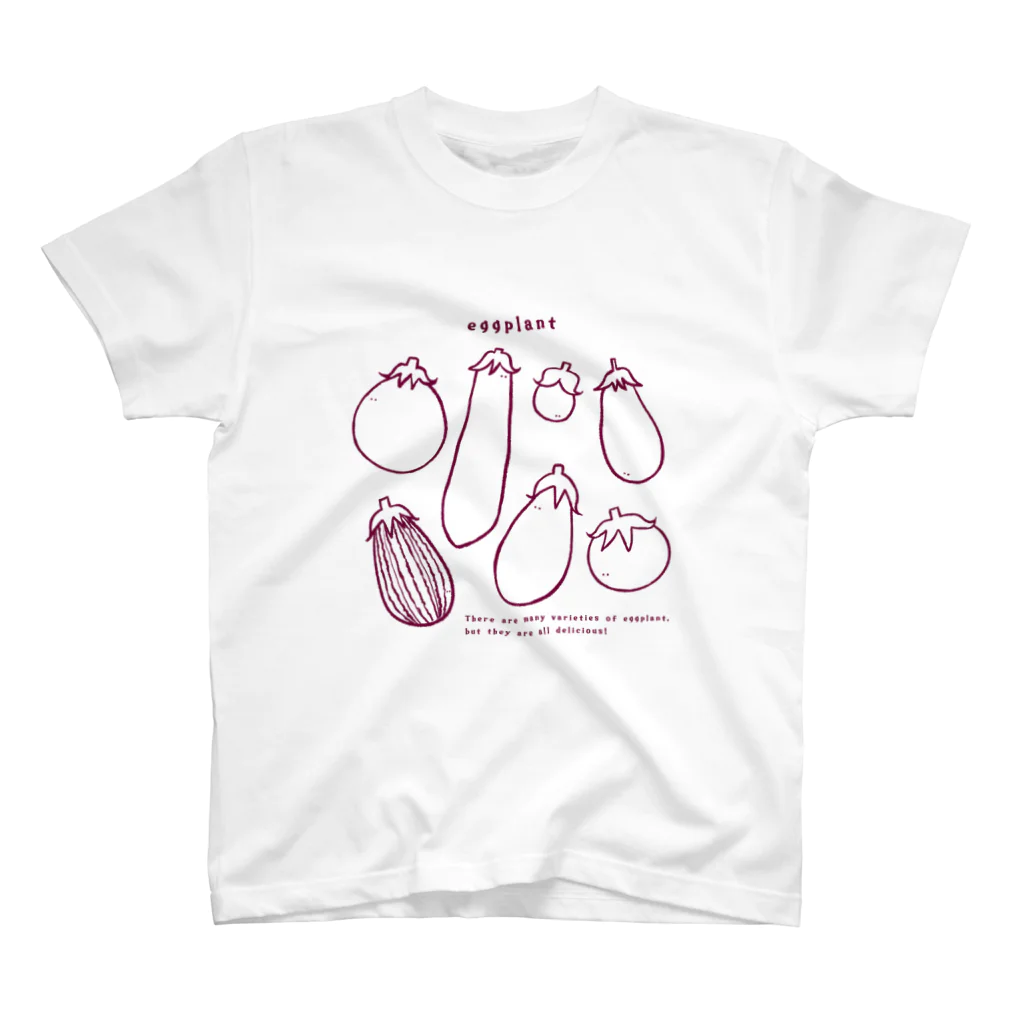 Aランチサラダ付SHOPの夏のeggplantさん1 Regular Fit T-Shirt