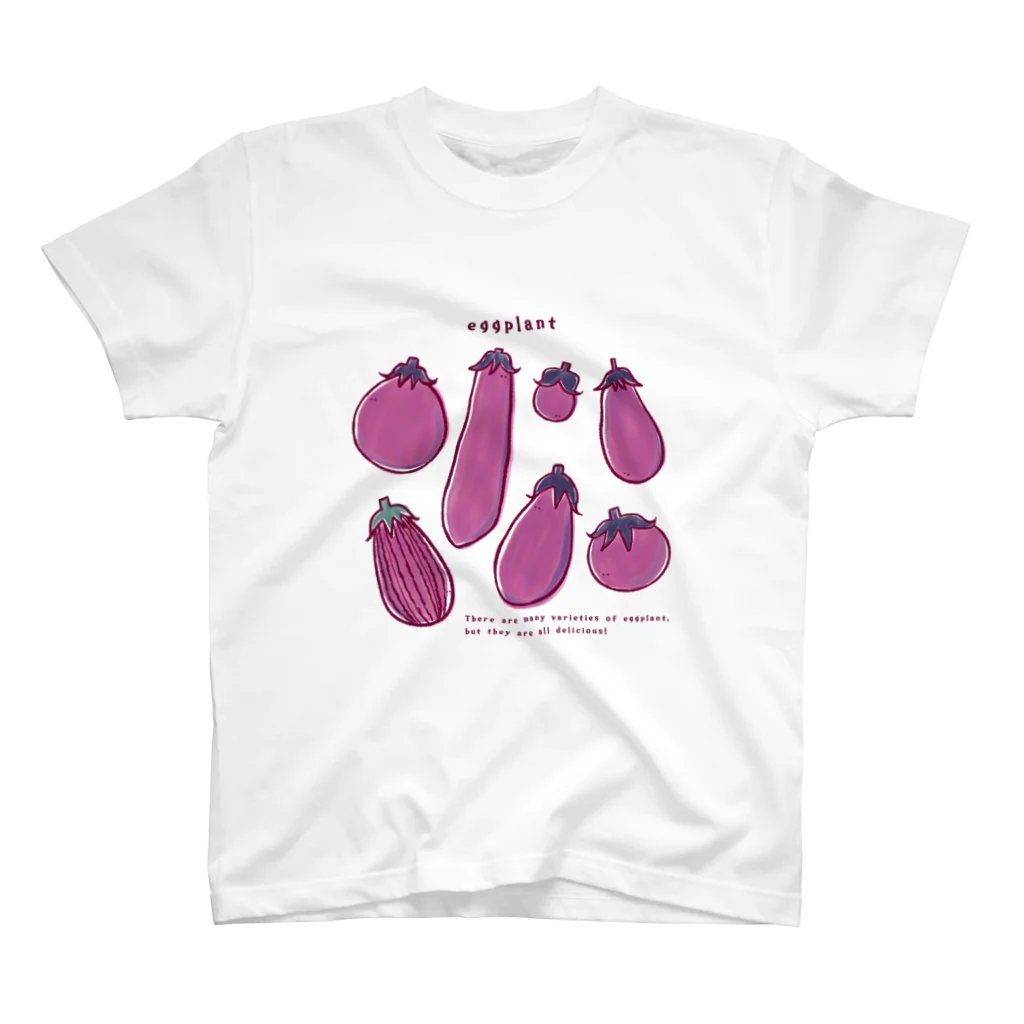 Aランチサラダ付SHOPの夏のeggplantさん2 Regular Fit T-Shirt