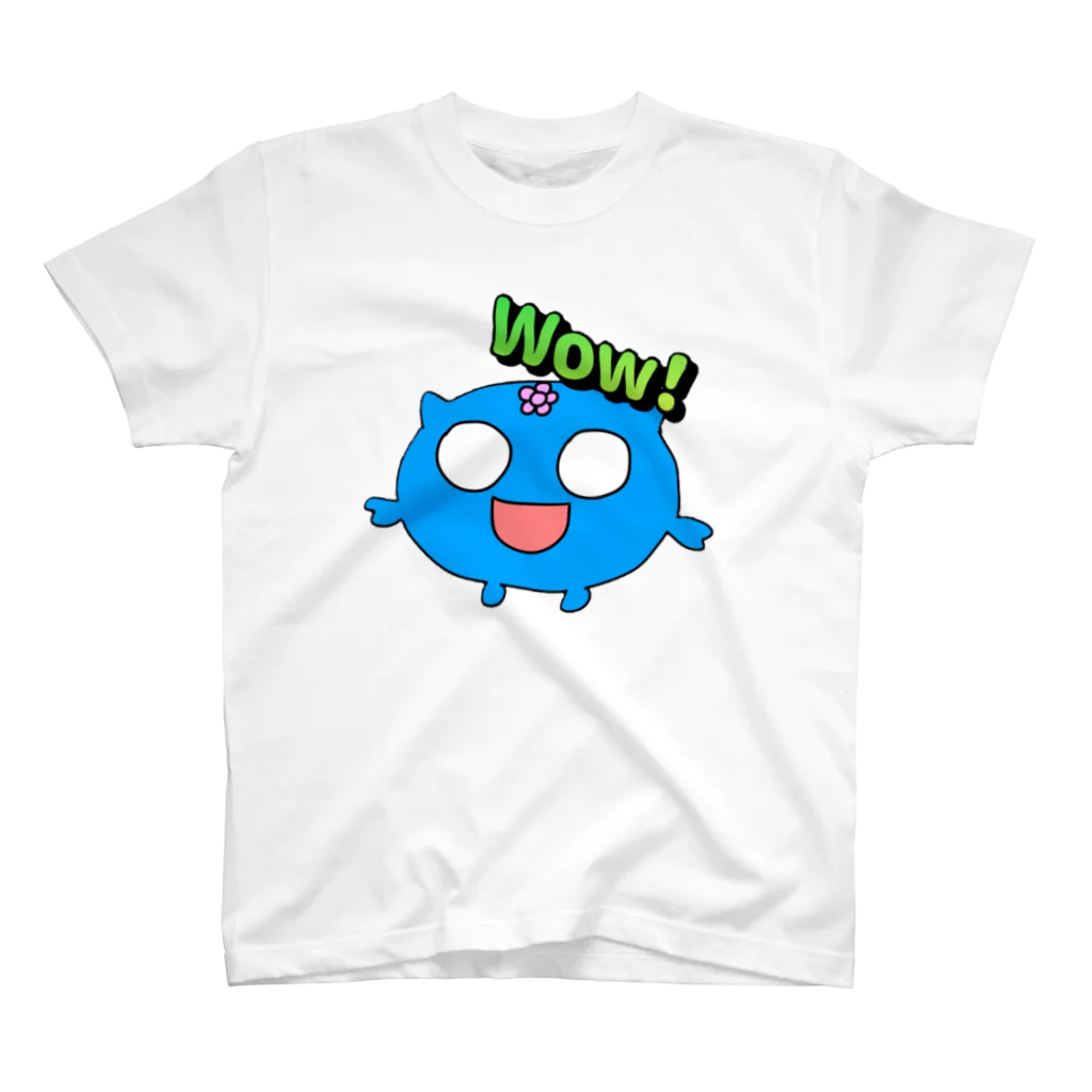 Wow!不思議な生き物ショップのWow！青い生き物。 Regular Fit T-Shirt