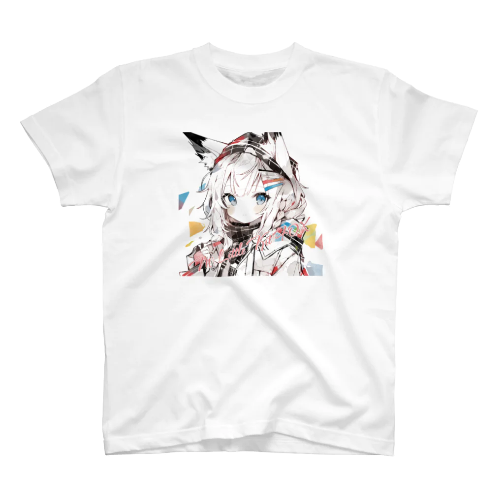 みゆみん@YouTuber ／M|Little Kit Foxの狐娘っ!! Tシャツ スタンダードTシャツ